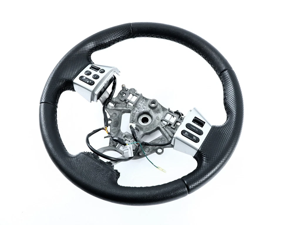 Lenkrad beziehen mit Leder für Nissan Note I Bj. 2005-2013 NEU LEDER - Bild 2 von 4