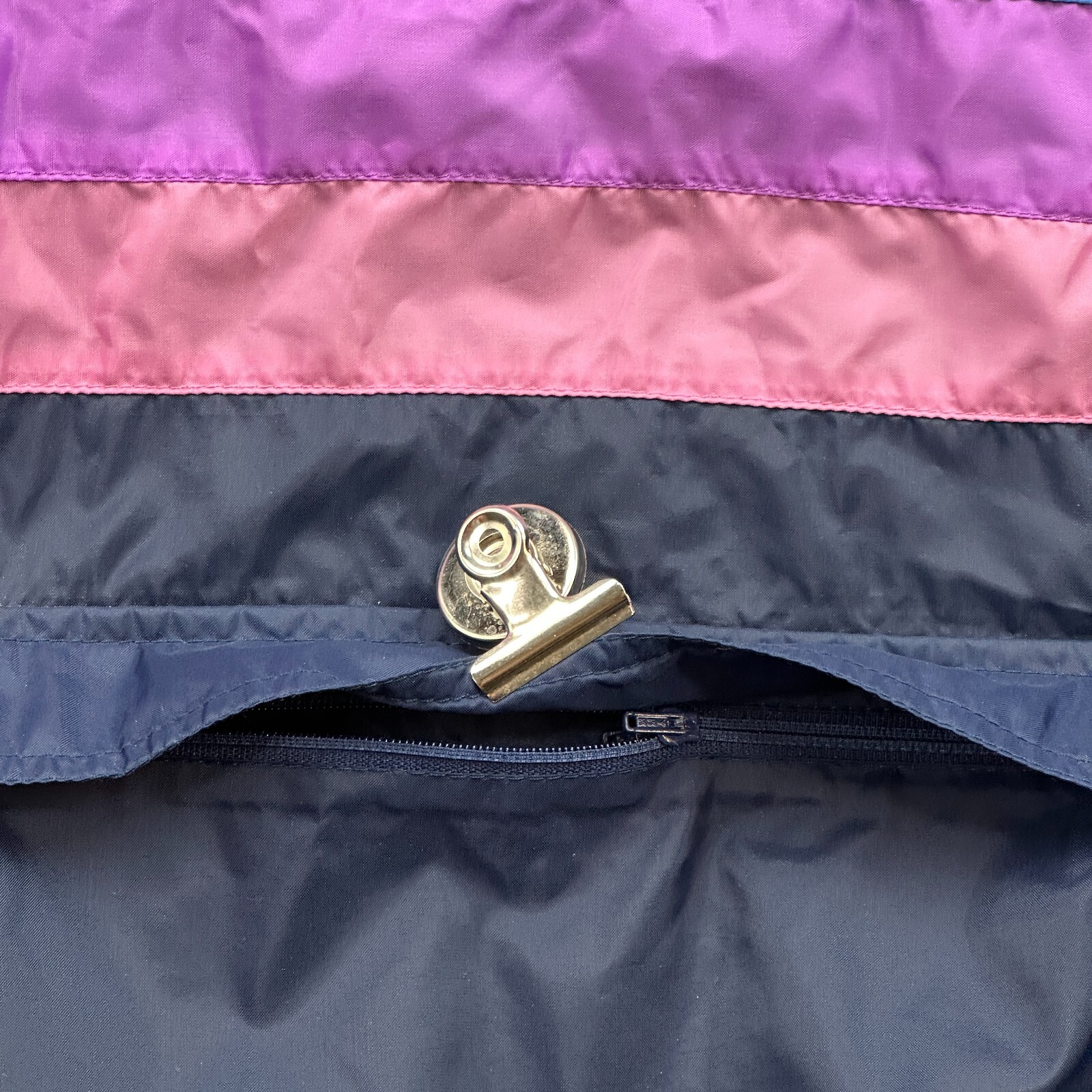 Giacca a vento vintage PONY uomo grande blu 1 4 zip con cappuccio giacca anorak anni 90