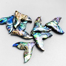20X For Shells Abalone Pendant Necklace Jewelry Making DIY Necklace Decoration