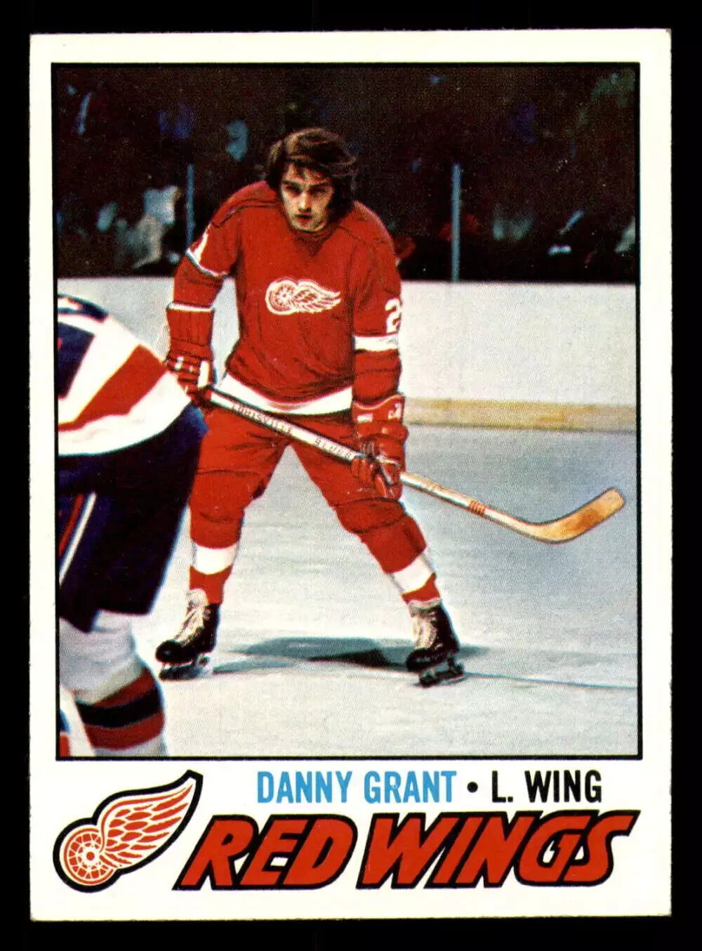 1977-78 TOPPS NHL Hockey Trading Card #147 - DANNY GRANT, Detroit Red Wings 🤩