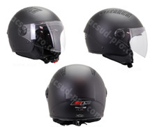 CASCO JET MODELLO 2025 ECE 22-06 MODELLO NOEND-PURE NERO OPACO MISURA M