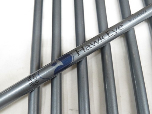 Used Callaway Hawkeye Titanium Iron Set 4-PW Hawk Eye Regular Graphite Shafts R - Picture 5 of 9