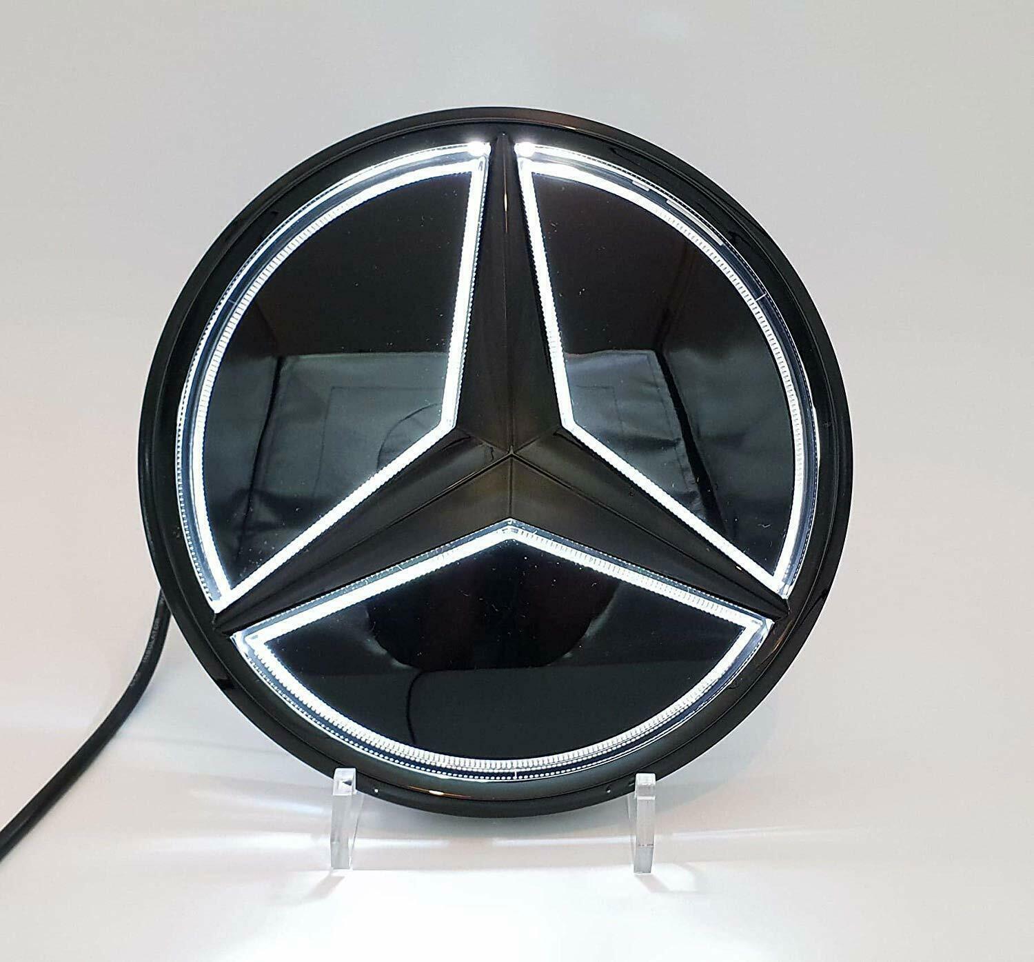 Car Front Grille LED Emblem Light Fit for Mercedes Benz 2016 17 18 19 20 E-Class