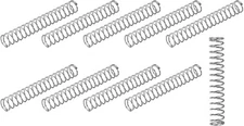 METALLIXITY Compression Springs (0.8x8mm OD,50mm Free Length) 0.8x8mmx50mm 