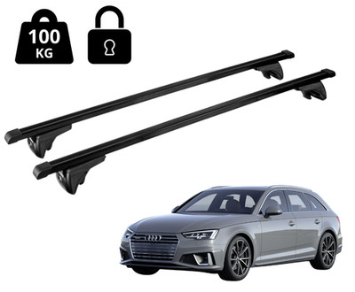 Nordrive Dachträge Querträgerr Set Für Audi A4 Avant (8W) 2015-2024 Schwarz