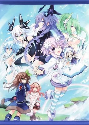 [W Wildleder Wandteppich] Hyperdimension Neptunia 5th Anniv. B2 Größe Japan