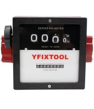 1 Mechanical Fuel Meter 6-40 Gpm 4-digital Aluminum Diesel Gasoline Flow Me... 1 Mechanical Fuel Meter 6-40 Gpm 4-digital Aluminum Diesel Gasoline Flow Me...