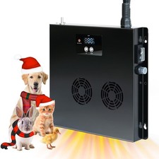 Briidea 400W Dog House Heater PTC Rapid Heating 3 Seconds , 32-122 Temperature