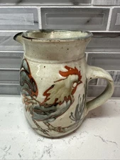 Colin Kellam Decorative Studio Pottery Cockerel Roster Chicken Pitcher Creamer