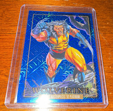 SkyBox Marvel Masterpieces '92 Platinum Wolverine #94 Blue Traxx 2024