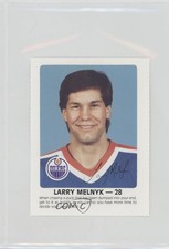 1984-85 Red Rooster Edmonton Oilers Grocery Store Issue Larry Melnyk 1d0j