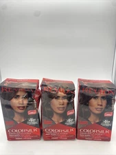 3 pack Revlon Colorsilk Beautiful Hair Dye #47 Medium Rich Brown ~Damaged Boxes
