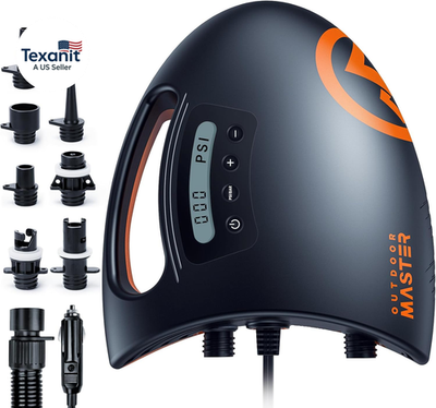 #ad #ad 20PSI High Pressure SUP Air Pump Shark Intelligent Dual Stage Inflation amp; Auto $163.43