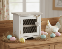 Eierschrank Weiß Im Landhausstil Aus Holz, Eier-Aufbewahrung, Eierhalter Shabby