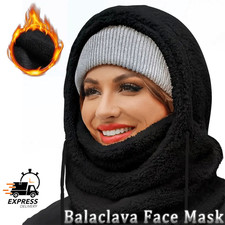 Winter Pullover Hat Windproof Full Face Mask Balaclava Hood Warm Thermal Beanie