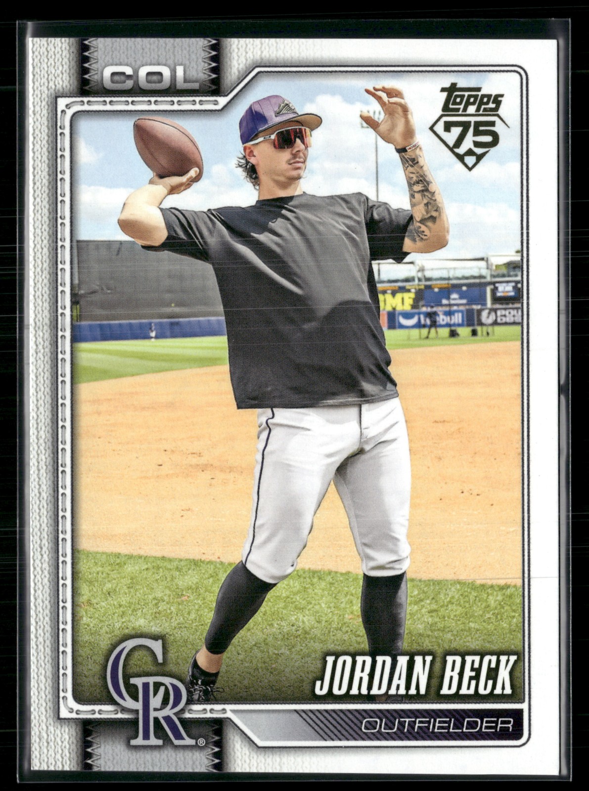 2026 Topps #12 Jordan Beck Golden Mirror Variations
