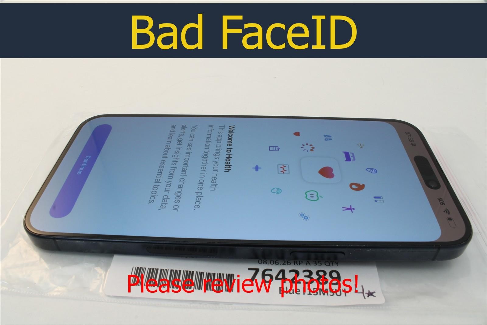 Apple iPhone 15 Pro Max 512GB Blue - Unlocked AT&T T-Mobile Verizon 7642389