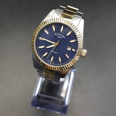 Rotary Automatic Bicolor Date Uhr 42mm funktioniert