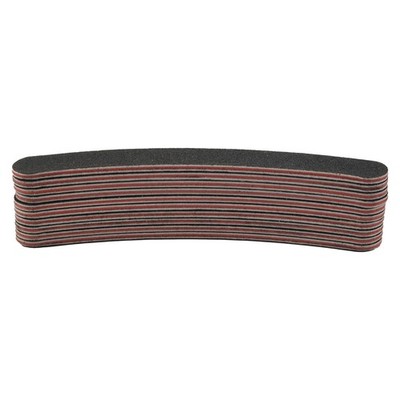 10 Doppelseitig 100/180 Grit  / Bana Na gebogene Nagelfeilen Uk Em5791