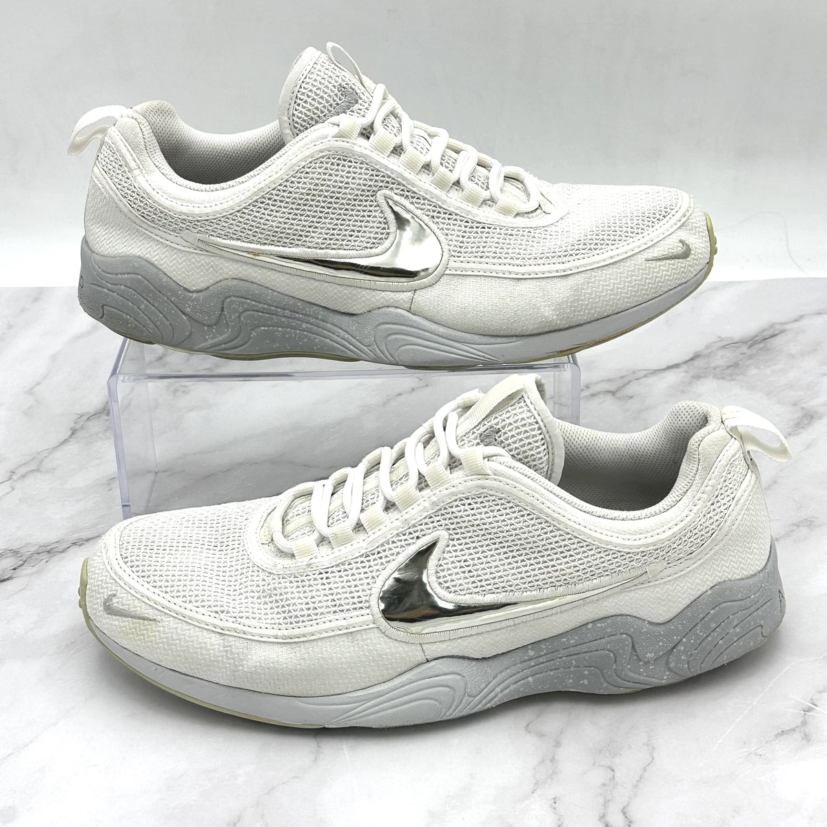 Nike Air Zoom Spiridon Ultra Shoes Mens Size 11.5 Wolf Gray and White 876267-100 Nike Air Zoom Spiridon Ultra Wolf Grey for Sale  main image 3