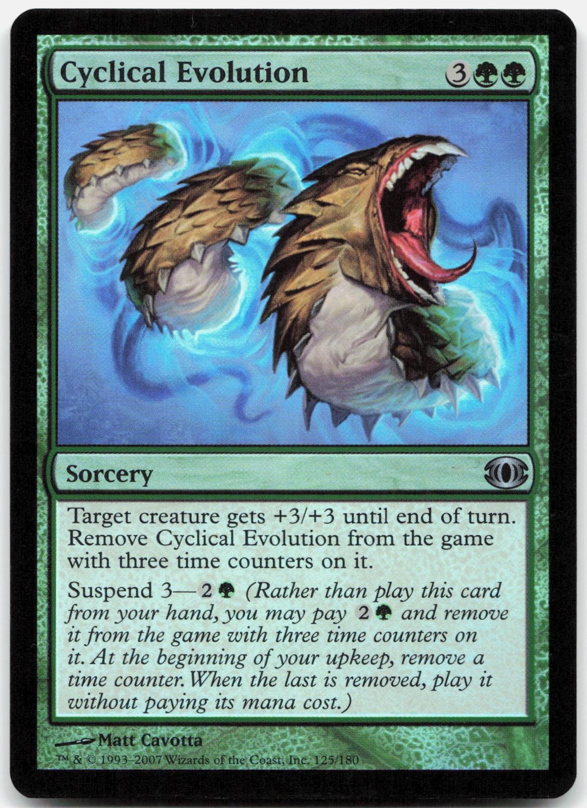 Cyclical Evolution 125 Uncommon Future Sight Magic: The Gathering Foil Near Mint