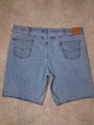 Levis 469 Jean Denim Shorts Men's Size 50W Light Wash