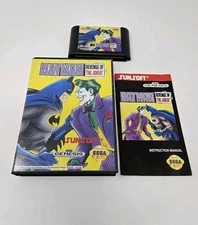 BATMAN REVENGE OF THE JOKER SEGA GENESIS COMPLETE IN BOX VERY GOOD CONDITION