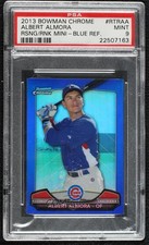 2013 Bowman Chrome Risin' thru the Ranks Refractor Blue Albert Almora PSA 9 1my2