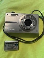 Olympus FE-370 8.0MP Digital Camera - Silver NOT Tested With Battery Ships Fast