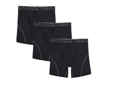 Fruit of the Loom Men's Performance Boxer Briefs, 3-Pack SMALL - FREE SHIPPING