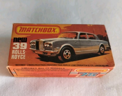 Vintage Matchbox Superfast 1/64 Rolls-Royce Silver Shadow with Box - Picture 13 of 13