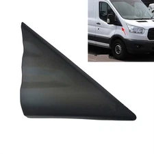 Black Right Side Mirror Fender Corner Cover Trim For Ford Transit MK8 2014-2020