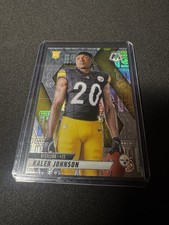 Panini 2025 Mosaic Kaleb Johnson Silver Knight Prizm /149 #289 Steelers Rookie