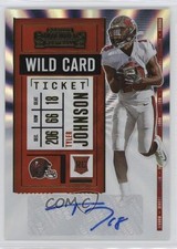 2020 Contenders RPS Variation Wild Card Ticket Tyler Johnson Rookie Auto RC 0rd2. rookie card picture