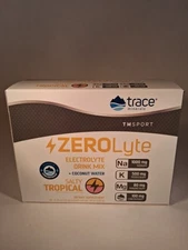 Trace Minerals ZEROLyte Drink Mix, Salty TROPICAL- 30 packets