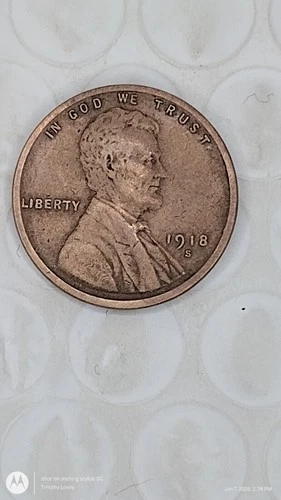 1918s Rd Wheat Cent.Lots Details For This Date. Hard To Get Good One 125 Yrs Old