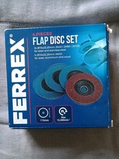 Aldi authentic FERREX angle grinder FLAP DISC SET 4 PIECES