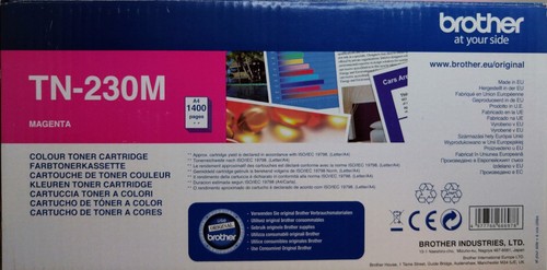 Brother TN-230M Original Toner Magenta - 1400 Pages, OVP, TN230M, Genuine, Neu - Zdjęcie 9 z 12