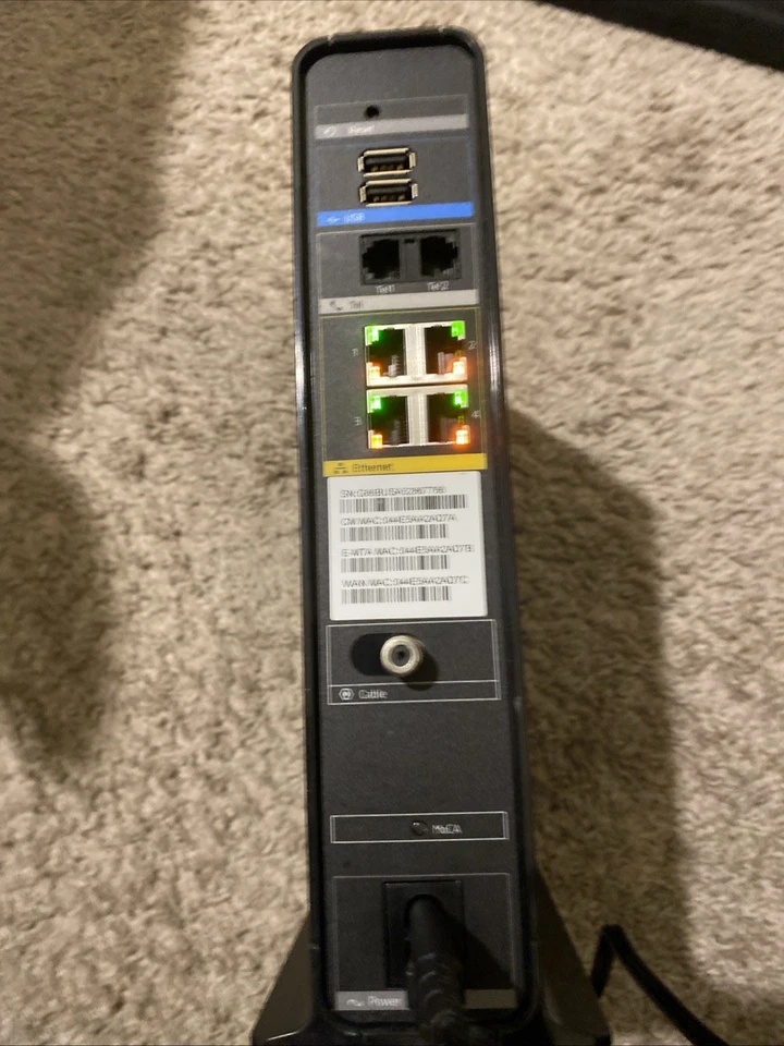 ARRIS TG1682G Wireless Modem Router - Black - Image 4 of 4