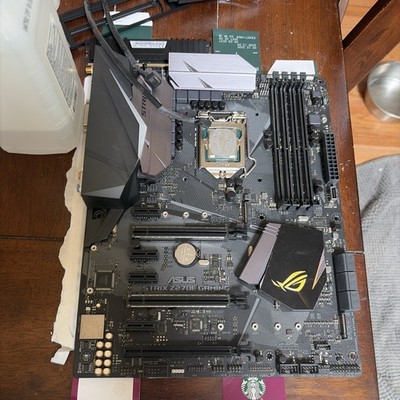 ASUS ROG Strix Z270E Gaming, LGA 1151, Intel Motherboard TESTED AND WORKING