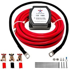 All Star Truck Parts 12v 140 Amp Dual Battery Isolator Vsr Pro Kit