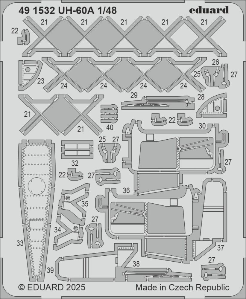 Eduard Accessories 491532 - 1:48 UH-60A ICM - New
