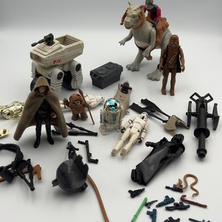 Vintage Star Wars Kenner Figures Vehicles Accessories Bundle 1970s 1980s