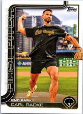 Carl Radke 2025 Topps First Pitch #FP-6 Pittsburgh Pirates
