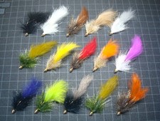 Brass Bead Head Yummy 4pcs Set #8 0.55g 15 Colors Handmade Rabbit Feather Jig