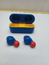 Skullcandy JIB True JIB earbuds  charging charger Case Blue  Yellow