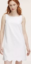 Women's Scalloped Mini Shift Dress Kate Spade New York x Target White Sz 4X New