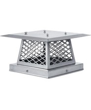 Chimco Single-Flue Stainless Steel Chimney Cap, Bolt-On, 13 x 13 in