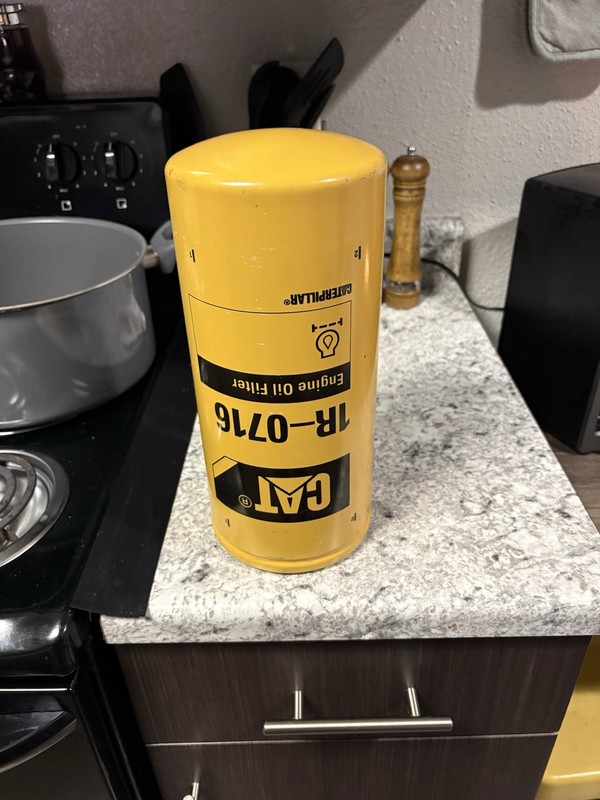 CAT 1R-0716 Oil Filter Genuine Replacement for Heavy Equipment Caterpillar 