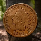 1897 Indian Head Cent Actual Coin Shown - 3